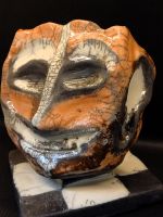 Satyr-Plastik-Raku-Ton-Glasur-Brand